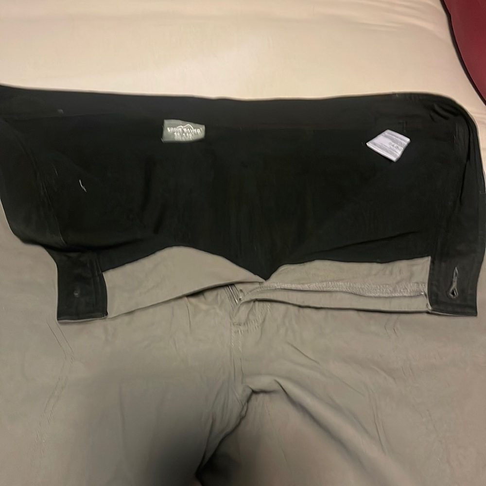 Grey fleece lined pants from Eddie Bauer size 40x30